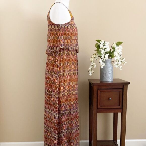 NEW Gianni Bini Maxi Dress Brown - Picture 3 of 6